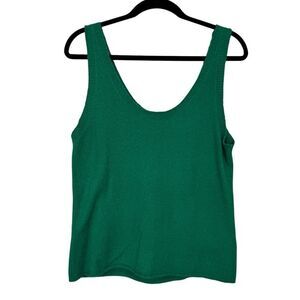 NEW American Vintage Knit Tank Top Green Size Large